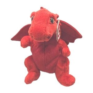 2004 Ty Beanie Baby "Y Ddraig Goch" Retired Red Dragon BB17